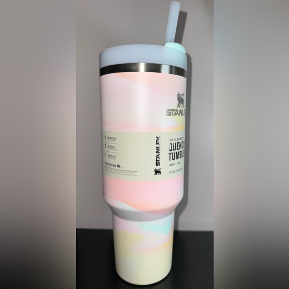 *SOLD* Stanley The Clean Slate Warm Serene Brushstrokes 40 oz Quencher Tumbler - Picture 8 of 12